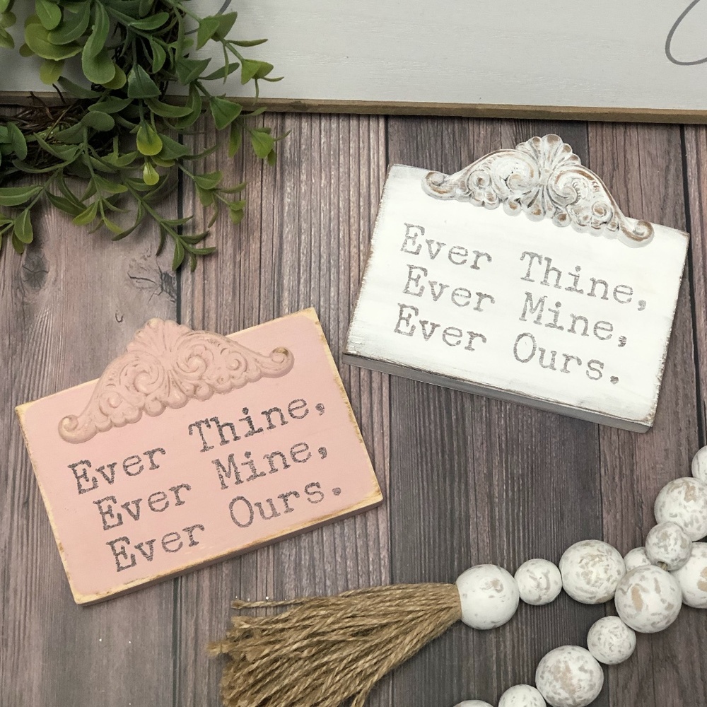 Love Inspired Wood Sign